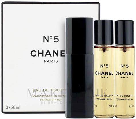 chanel no 5 eau de toilette purse spray 3x20ml|chanel no 5 perfume debenhams.